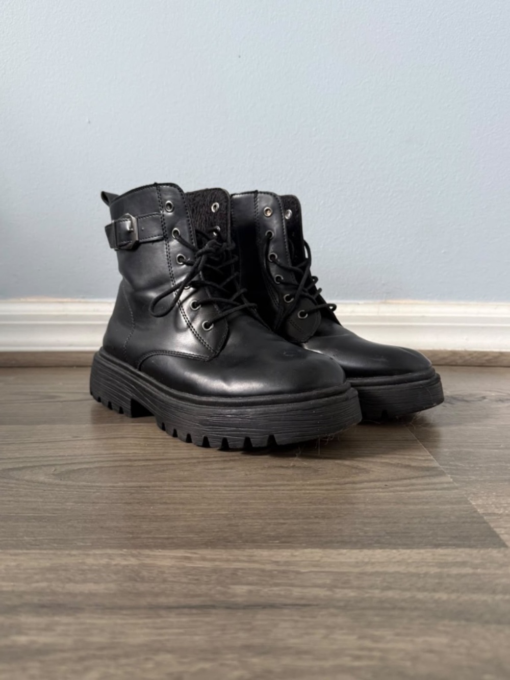Black Combat Boots
